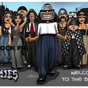 HOMIES - 3' X 5' - Flag / Banner - HOMIES BARRIO Excellent